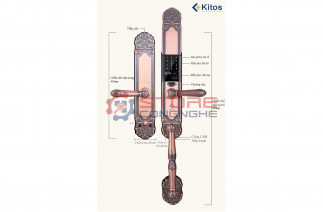 Khóa vân tay Kitos C500 tân cổ điển