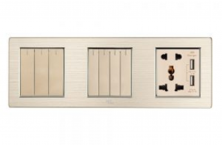 Hạt công tắc bốn, 2 chiều - A77-K04B