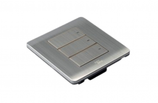 Công tắc LED ba, 1 chiều - A66S-BK3A