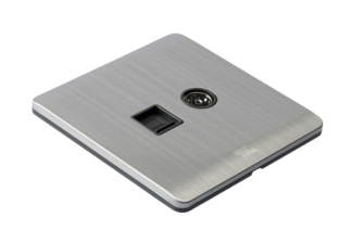 Ổ cắm mạng +Tivi - A66S-E0203