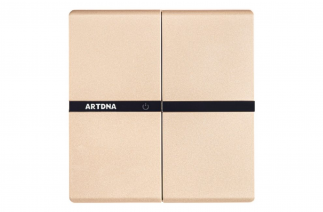 Công tắc led đôi , 1 chiều - A38V-K02A