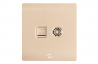 Ổ cắm mạng + Tivi - A38V-E0203