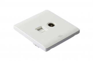 Ổ cắm mạng + Tivi - A38-E0203