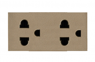 Ổ cắm đôi liền 3 chấu - R32-O42