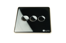 Công tắc kính lõm viền champagne