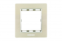 Mặt viền 1 module nhôm màu champagne- EL-AC01