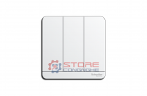 Bộ công tắc ba hạt, 1 chiều có đèn LED E8333L1LED_WE_G19