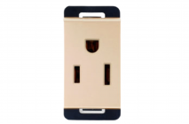 Hạt ổ cắm 2 chân dẹt – ED-J03