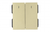 Hạt công tắc đôi 2 chiều/có đèn led – EL-202L