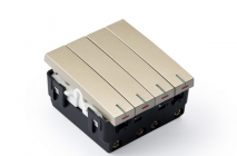 Hạt công tắc bốn, 1 chiều - A77-K04A