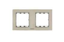 Mặt viền kính 2 module màu ngọc trai – EL-CGG02