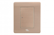 Công tắc led đơn, 2 chiều - A66-BK1B