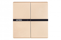 Công tắc led đôi , 1 chiều - A38V-K02A