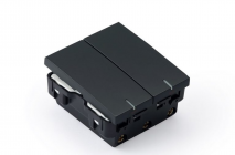 Hạt công tắc đôi, 2 chiều - A77-K02B