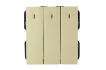 Hạt công tắc ba 2 chiều/có đèn led – EL-203L