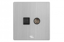 Ổ cắm mạng + Tivi - A69-E0203