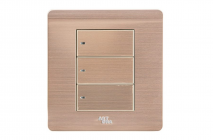 Công tắc led ba, 2 chiều - A66-BK3B