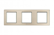 Mặt viền ba liền nhôm vàng - A78-P20A (A78-N3)