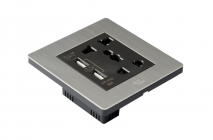 Ổ cắm đa năng + 2 cổng sạc USB - A69-C06E24